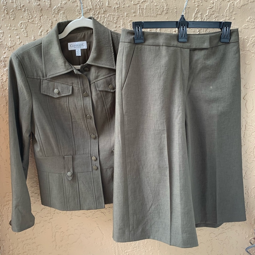 ConradC Dark Brown Suit - Trousers & Jacket Size 4